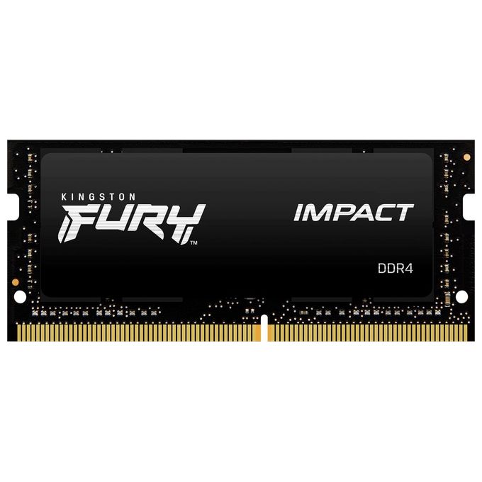 Kingston KF432S20IBK264 FURY Impact Memoria RAM DDR4 64GB 2x32GB 3200MHz CL20 SO-DIMM 260-pin 1.2V colore Nero