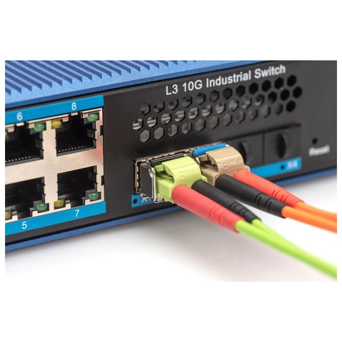 Digitus modulo mini gbic (sfp) industriale multimode, lc 1,25 gbps 0,55 km