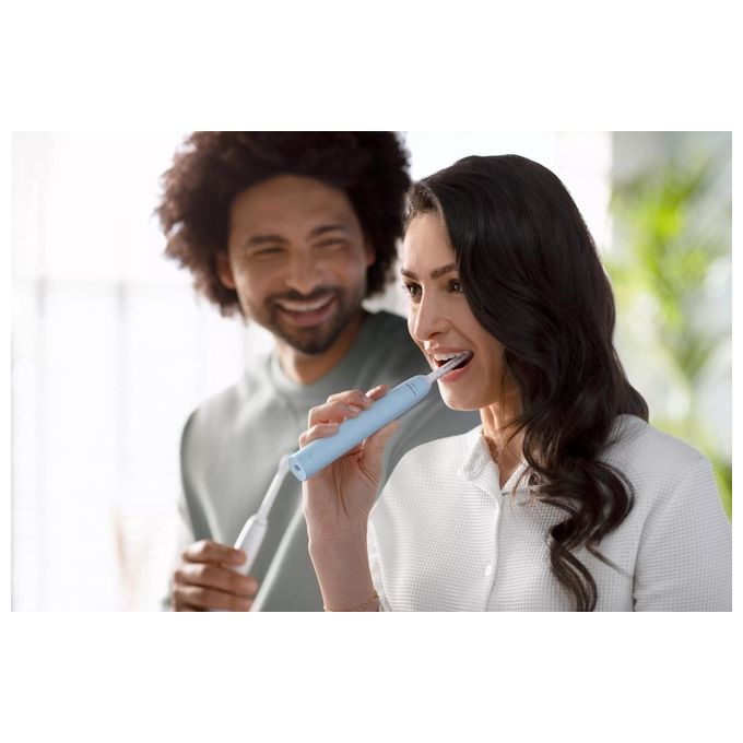 Philips HX3651-12 Sonicare Serie 2100 Spazzolino elettrico Sonico 1 modalita' SmarTimer autonomia 14 giorni colore Blu