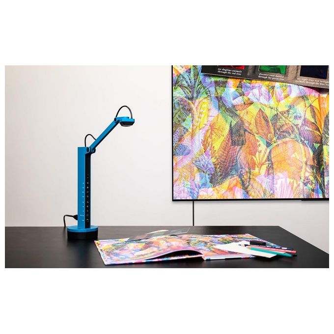 IPEVO B-011-0-08-00 VZ-X Fotocamera per Documenti 8 MP USB HDMI Wi-Fi colore Blu