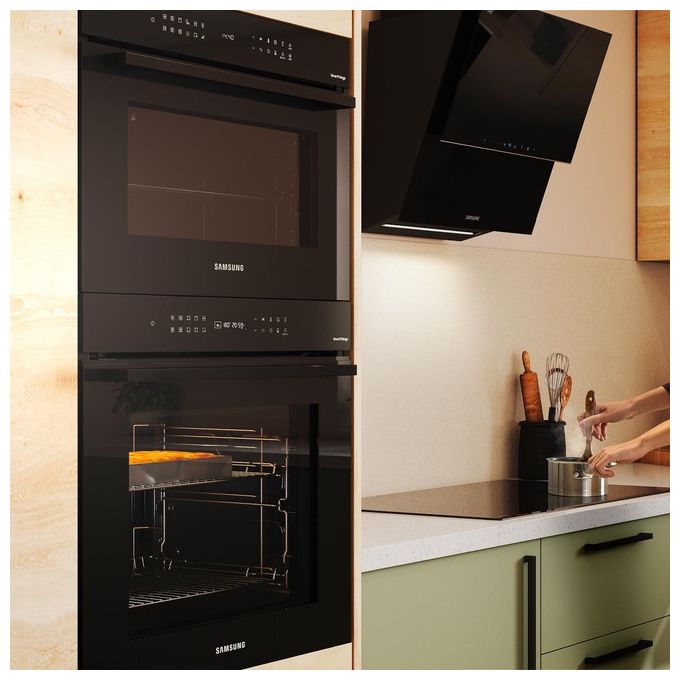 Samsung NV7B4040VBB-U5 Forno da incasso Elettrico Multifunzione 76 L Classe A+ Vapore Wi-Fi 20 funzioni (60x59,5x57 cm) colore Nero