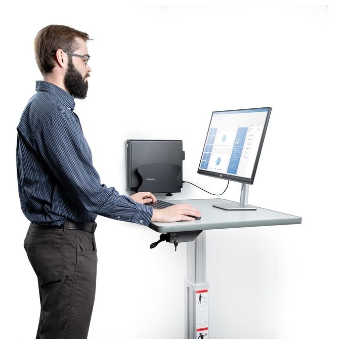 StarTech.com Staffa per Installazione a Muro di Computer Desktop Fino a 18kg