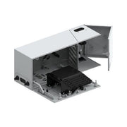 WP WPC-FCB-I2048 Box Ottico FTTH IP65 per 48 Porte SC Grado di Protezione IP65 Montabile a Parete colore Grigio