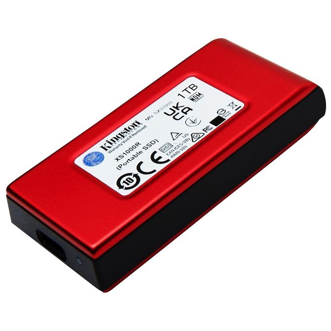 Kingston SXS1000R-1000G XS1000 SSD Esterno 1TB USB 3.2 Gen 2 1050 MB-s colore Rosso