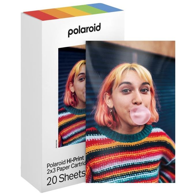 Polaroid Carta Hi·Print 2x3cm Cardridge 20 Fogli