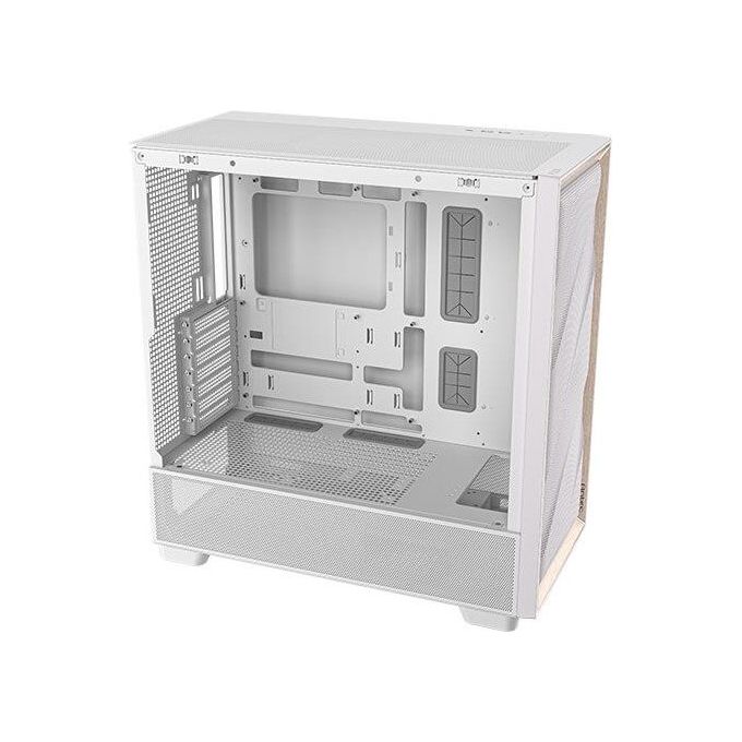Antec FLUX WHITE Case PC Mid Tower con Vetro Temperato e Pannello Frontale in Legno di Betulla Supporto Radiatore 420 mm 5 Ventole PWM Incluse colore Bianco