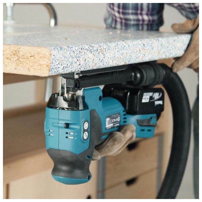 Makita DJV181RTJ Seghetto Alternativo a Batteria 18V con 2 Batterie 5,0 Ah e Valigetta Makpac colore Nero