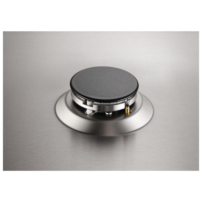 Electrolux EGL62821OX Serie 300 Piano cottura Misto 60 cm 3 fuochi gas 1 piastra elettrica 1000 W Sicurgas colore Inox