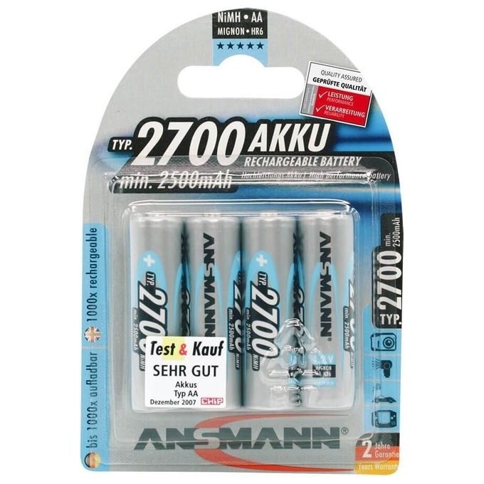 Ansmann Digital Aa Nimh 2500mah Box 4x