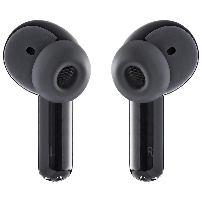 Intenso Buds Plus Cuffie TWS True Wireless T310AE con Cancellazione Attiva del Rumore ENC Bluetooth e fino a 25 Ore di Riproduzione Musicale Nero