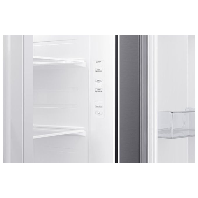 Samsung RS62DG5003S9 Frigorifero Americano Side by Side 655 L 178 cm Classe E 37 dB Total No Frost Wi-Fi SpaceMax (178x91x72 cm) colore Acciaio Inox