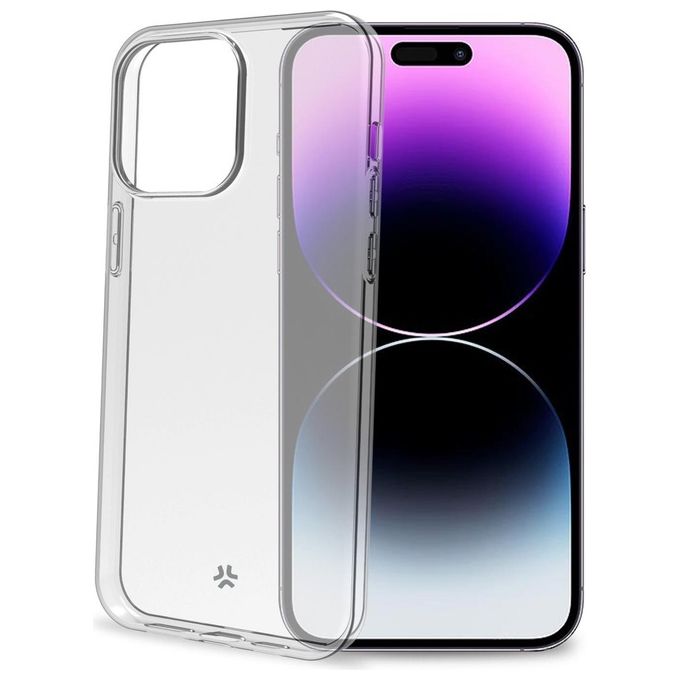 Celly Tpu Cover per iPhone 15 Pro Max Trasparente