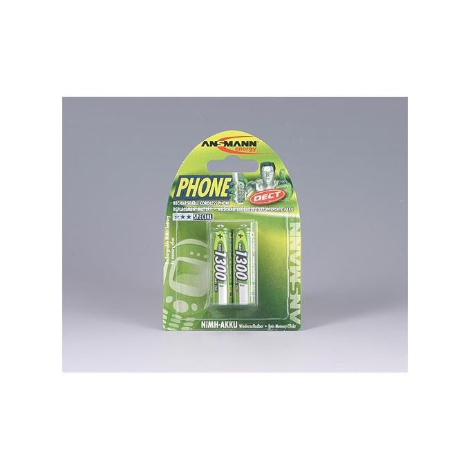 Ansmann maxe Phone nimh aa 1300mah box 2x