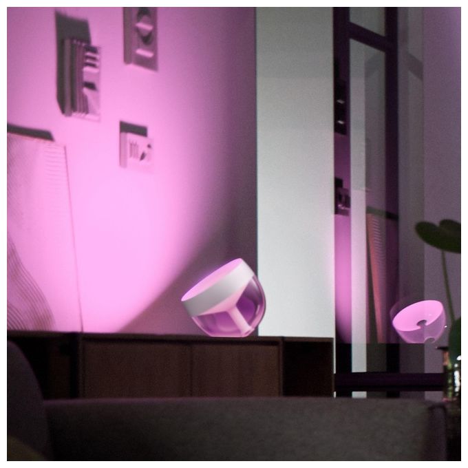 Philips Lampada da Tavolo Iris Hue White e Color Ambiance Illuminazione Intelligente e Versatile per Casa e Ufficio