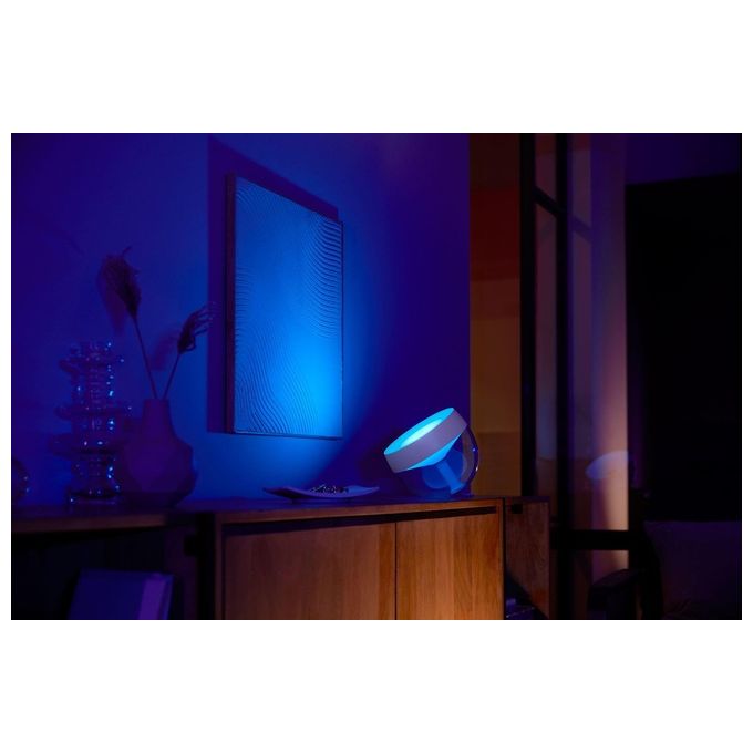 Philips Lampada da Tavolo Iris Hue White e Color Ambiance Illuminazione Intelligente e Versatile per Casa e Ufficio