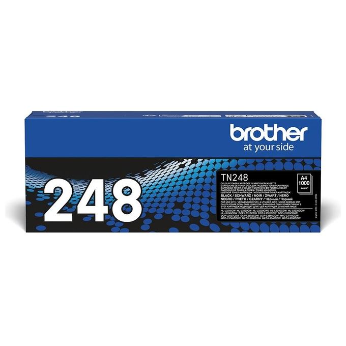 Brother TN-248BK Toner Originale per Stampanti Laser a Colori Serie 3000 e 8000 1000 pagine colore Nero