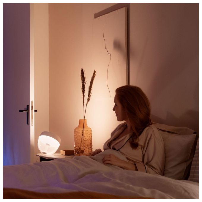 Philips by Signify 8719514264489 Philips Hue White and Color ambiance Lampada da tavolo Iris Lampada da tavolo intelligente LED Bluetooth Zigbee dimmerabile 570 lm colore Nero