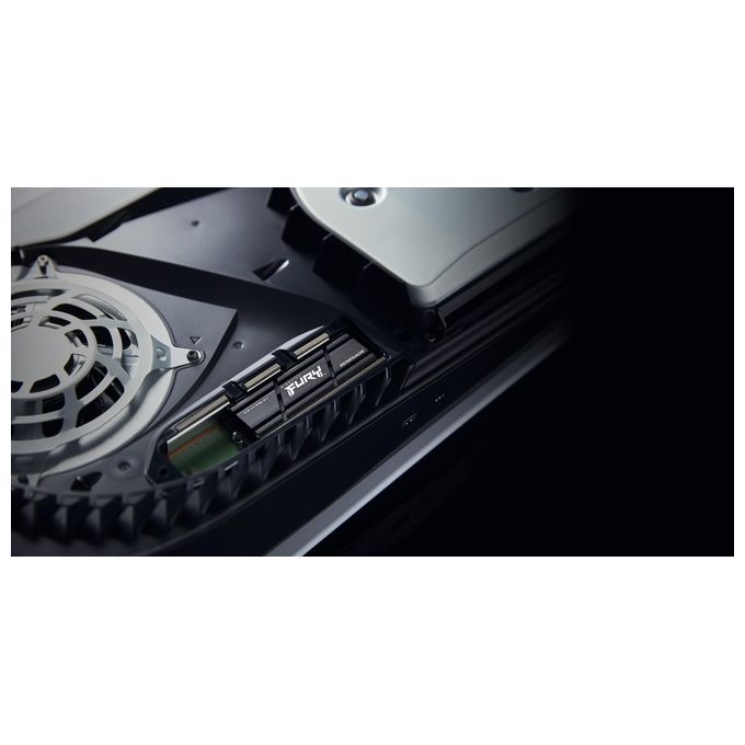 Kingston SFYRDK-2000G FURY Renegade SSD NVMe M.2 2TB PCIe 4.0 con Dissipatore di Calore colore Nero