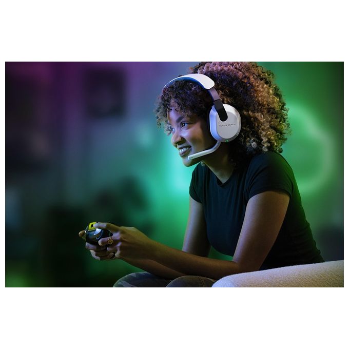 Turtle Beach TBS-2102-15 Stealth 600 Cuffie da Gioco Wireless con Connessione 2.4 GHz e Bluetooth 5.2 Driver 50 mm Autonomia 80 Ore colore Bianco