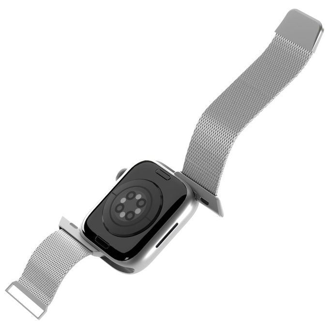 Puro AW44MILANESESIL Cinturino Maglia Milanese per Apple Watch 42 44 45 49 mm acciaio inossidabile chiusura magnetica colore Argento
