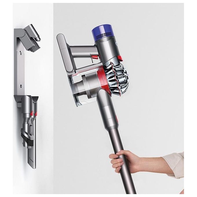 Dyson v8 advanced aspirapolvere senza filo 2in1 nichel argento 425w 40min autonomia