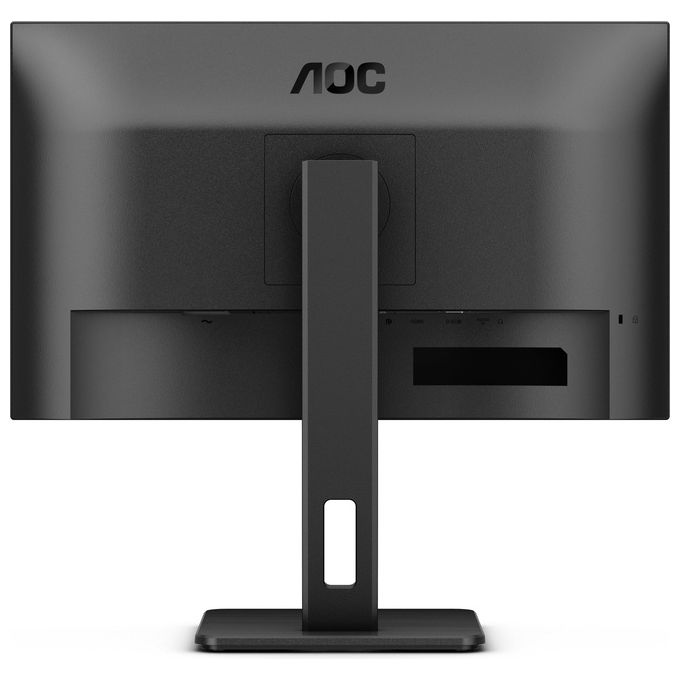 AOC 24E3QAF E3 Monitor PC 23.8'' IPS Full HD 1920x1080 75Hz 4ms Flicker-Free Pivot Regolazione Altezza colore Nero