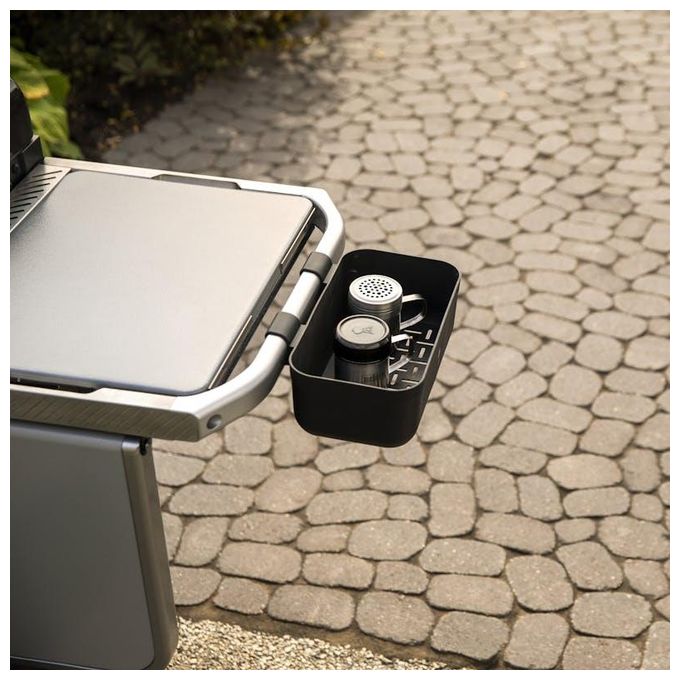 Weber Portacondimenti Appendibile Premium per Piastre Slate da 76 cm