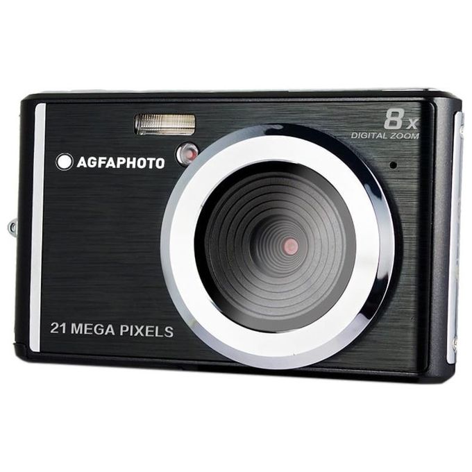 AgfaPhoto DC5200 Realishot Fotocamera Compatta 21 MP CMOS Zoom Digitale 8x Video HD 720p LCD 2.4'' colore Nero