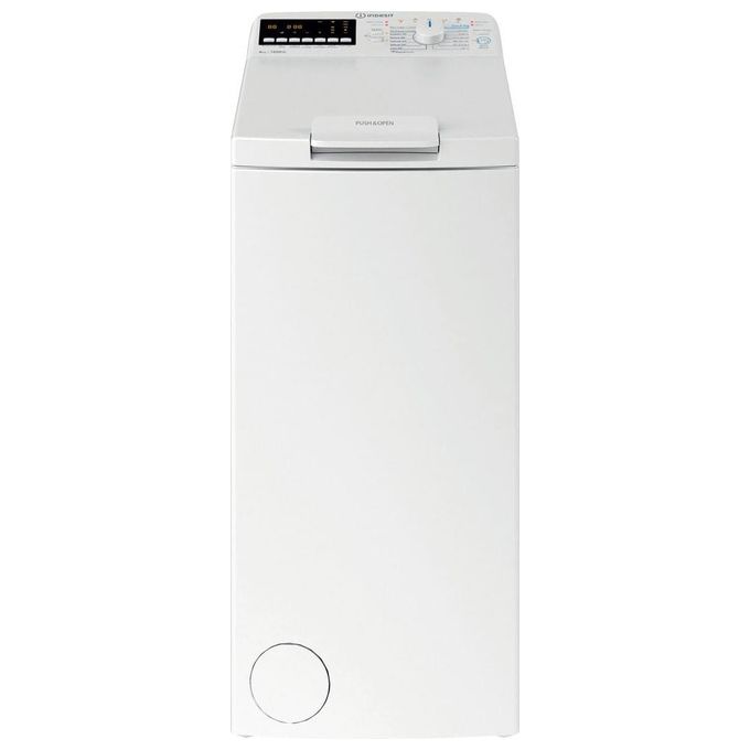 Indesit BTW S6261P IT Lavatrice Carica Alto 6 Kg 1200 rpm Classe A 14 Programmi Wi-Fi Display (90x40x60 cm) colore Bianco