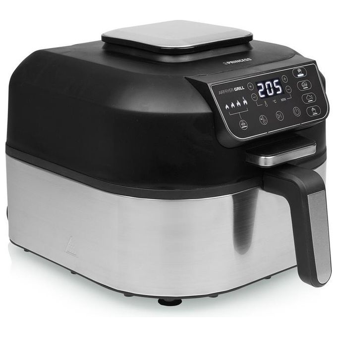 Princess 01.182092.01.001 Friggitrice ad aria 5.6 L 1760 W 4 Programmi Display Digitale Grill 2 in 1 colore Nero