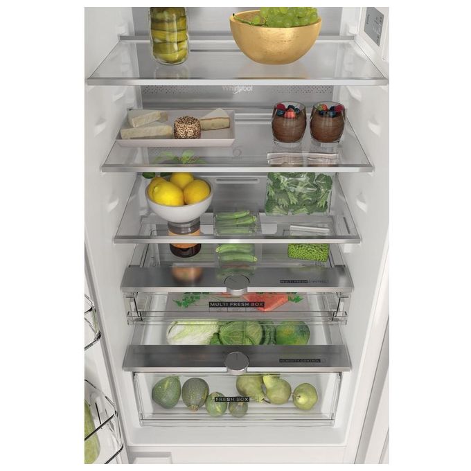 Whirlpool WHC18 T132 Frigorifero Combinato da Incasso 250 L 177 cm Classe E 32 dB No Frost Multi-Airflow colore Bianco