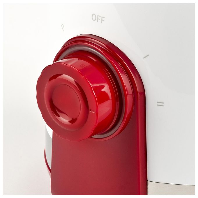 Girmi FR27 Frullatore da tavolo 350 W 1 L 6 lame acciaio inox 2 velocita' funzione Pulse colore Bianco Rosso