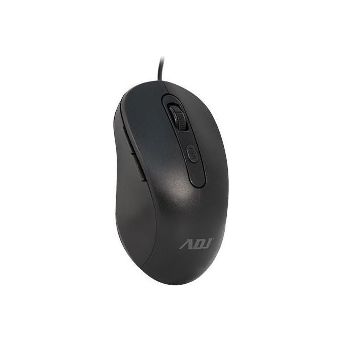 Adj Mouse Pure Evo Usb MO136 6 Tasti 3600 Dpi Tecnologia Ottica Nero