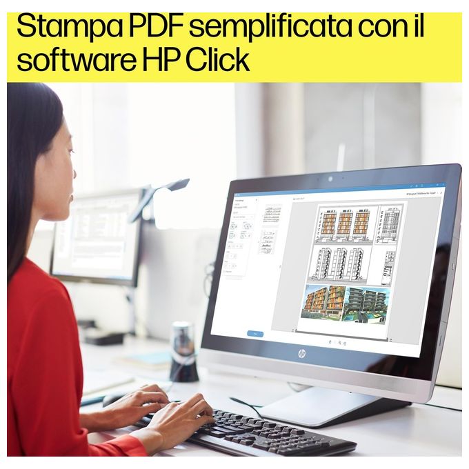 HP Designjet T2600dr Stampante Grandi Formati Colore 2400x1200 DPI Getto Termico d'Inchiostro A0 Collegamento Ethernet LAN