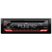 JVC KD-DB622BT Autoradio 1 DIN DAB+ Bluetooth 4.2 Lettore CD 200W USB AUX Equalizzatore 13 bande colore Nero