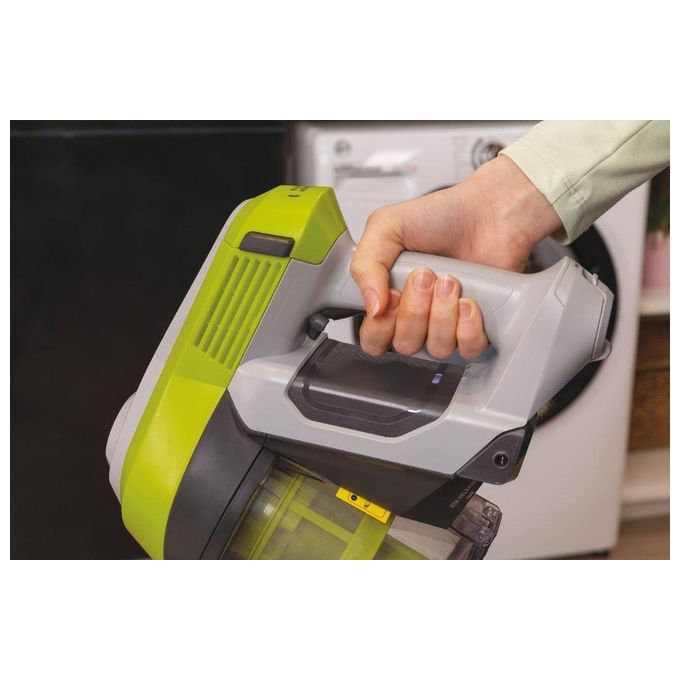 Hoover HF110H HF1 Aspirapolvere Senza Filo Ciclonico Senza Sacchetto 0.9 L 170W autonomia 30 min colore Grigio Lime