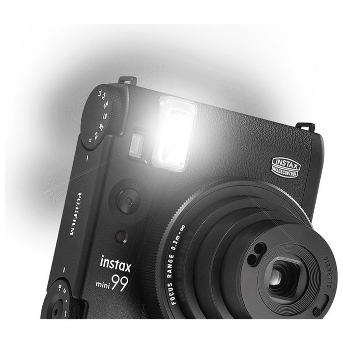 Fujifilm MINI 99 Fotocamera Istantanea 6 Effetti Colore Doppio Scatto Controllo Esposizione e Flash colore Nero
