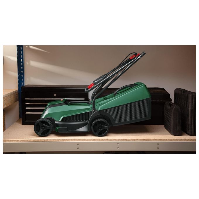 Bosch 06008B9D00 EasyMower 18V-32-200 Tagliaerba a spinta Batteria 18 V 4 Ah Larghezza Taglio 32 cm Capacita' Cesto 31 L Superficie Massima 200 m² colore Verde