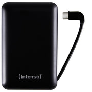 Intenso Powerbank XC10000 Caricabatterie Portatile con Cavo Usb-C Integrato 10000mAh Nero