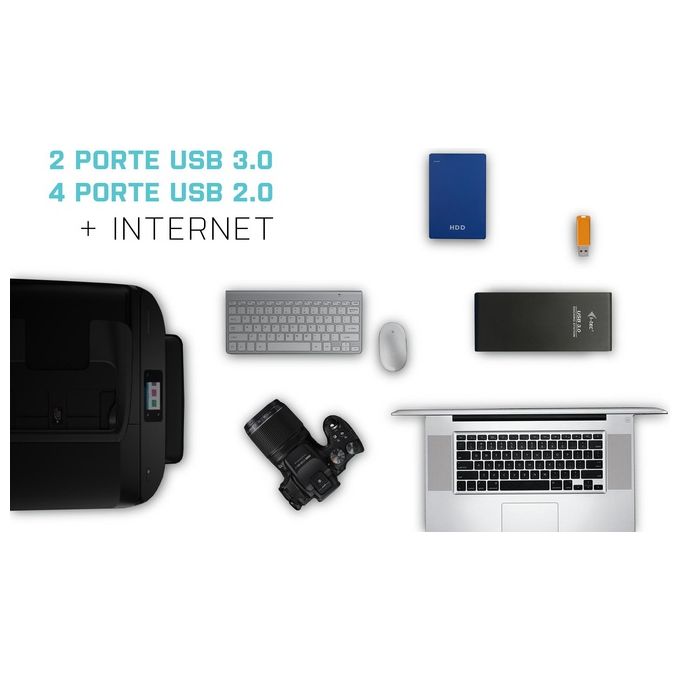 I-tec U3DUALHDMIDOCK Docking Station USB 3.0 USB-C Dual HDMI 6 porte USB Gigabit Ethernet colore Nero