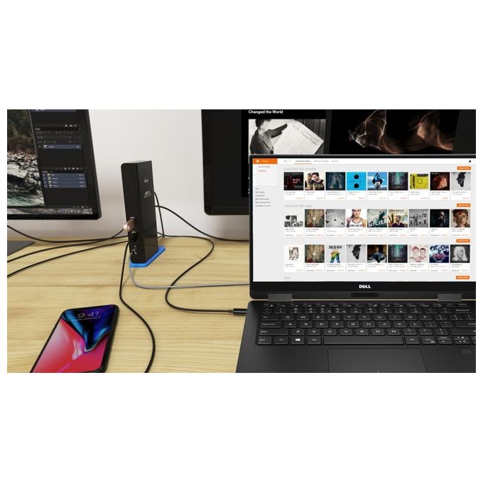 I-tec U3DUALHDMIDOCK Docking Station USB 3.0 USB-C Dual HDMI 6 porte USB Gigabit Ethernet colore Nero