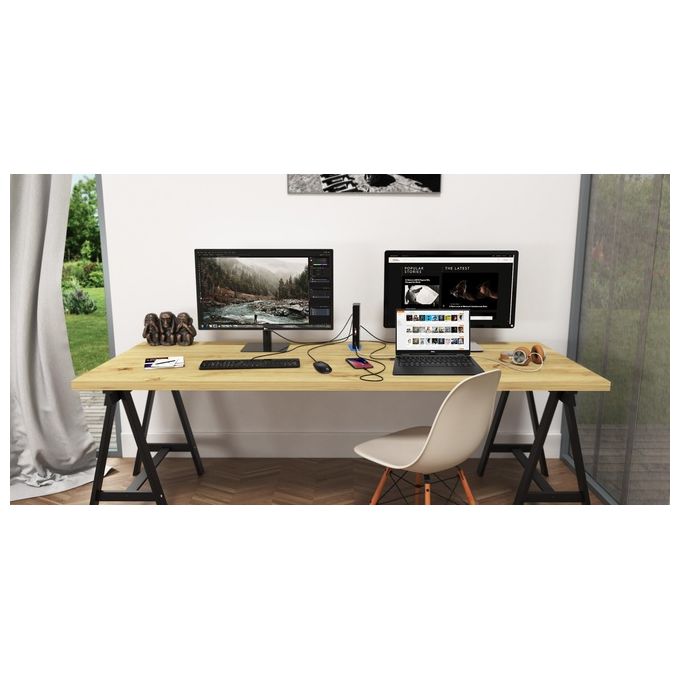 I-tec U3DUALHDMIDOCK Docking Station USB 3.0 USB-C Dual HDMI 6 porte USB Gigabit Ethernet colore Nero