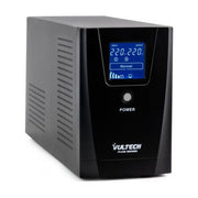 Vultech UPS1500VA-PURE Gruppo di Continuita' UPS Line Interactive 1500VA 1200W Onda Sinusoidale Pura AVR LCD colore Nero