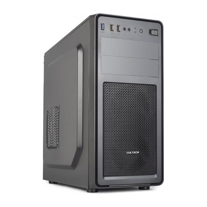 Vultech VCO-A2699 Case ATX Midi Tower USB 3.0 2x USB 2.0 7 Slot PCIe 1x Ventola 120mm colore Nero