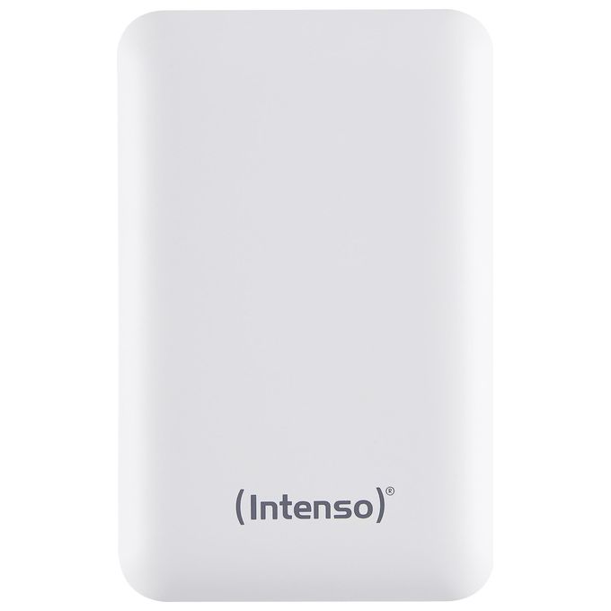 Intenso Powerbank XC10000 Caricabatterie Portatile con Cavo Usb-C Integrato 10000mAh Bianco
