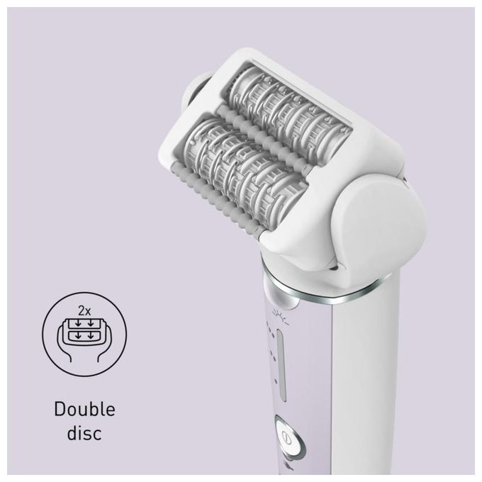 Panasonic ES-EY30-V503 Epilatore 60 pinzette WetandDry 3 velocita' testina flessibile 90° autonomia 30 min colore Bianco Lilla