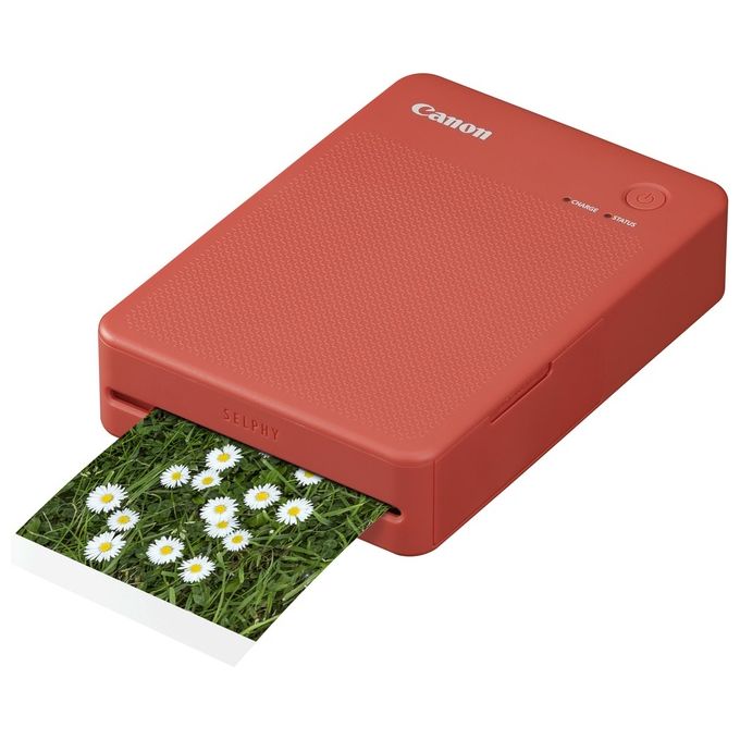 Canon QX20-RD SELPHY QX20 Stampante Fotografica Portatile Sublimazione Wi-Fi 2 formati USB-C colore Rosso