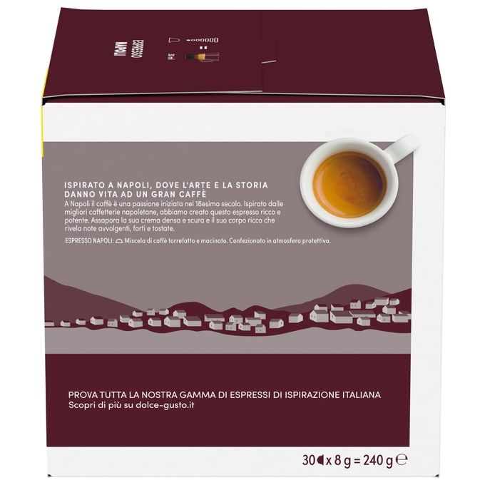 Nescafé Dolce Gusto Caffe' Espresso Napoli, 30 Capsule