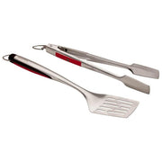 Char-Broil Set Utensili 2 Pezzi con Impugnatura Confortevole Acciaio Inox