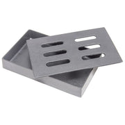 Char-Broil 140551 Box per Affumicare in Ghisa Ventilata per Barbecue 20x13x3.5 cm colore Nero
